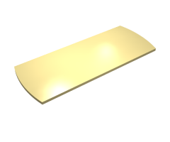Scala Tile 8 x 20 x 2/3 Round Ends