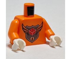 Torso MBA Level 3 Logo Pattern / Orange Arms / White Hands