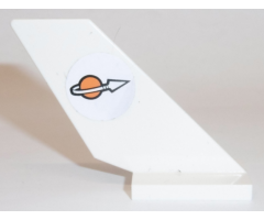 Tail Shuttle with Classic Space Logo Pattern on Right Side (Sticker) - Set 7692
