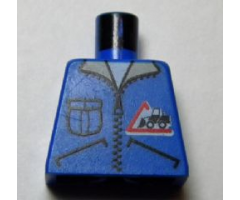 Torso Town Bulldozer Logo, Zipper Jacket, Pocket Pattern (Lorry Driver)