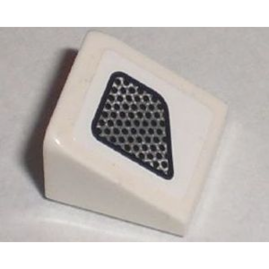 Slope 30 1 x 1 x 2/3 with Vent Dots Fade Pattern Model Left (Sticker) - Set 8211
