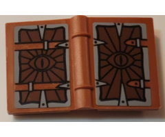 Minifigure, Utensil Book 2 x 3 with Eye of Sauron Pattern (Stickers) - Set 10237