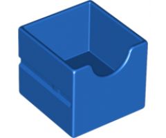 Duplo, Furniture Drawer 2 x 2 with Semicircle Cutout