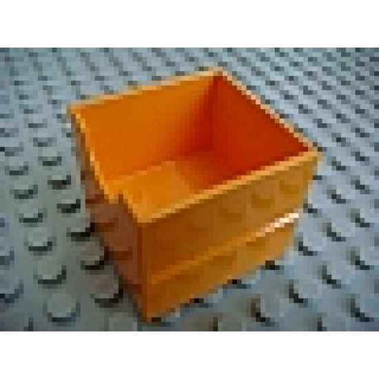Duplo, Furniture Drawer 2 x 2 with Semicircle Cutout