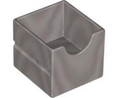 Duplo, Furniture Drawer 2 x 2 with Semicircle Cutout