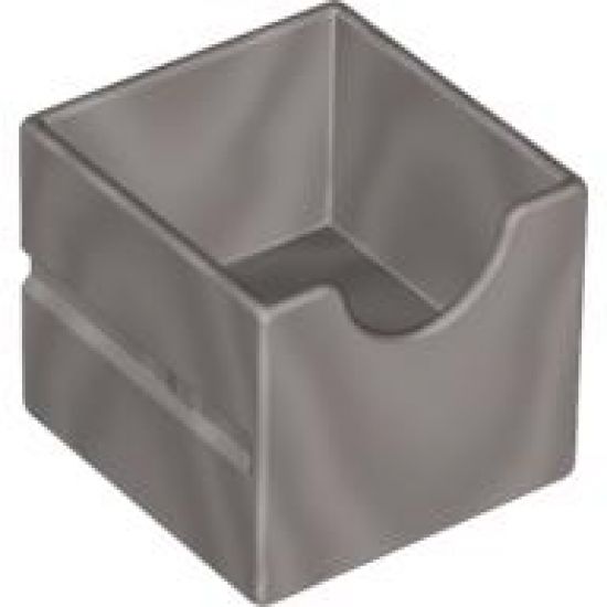 Duplo, Furniture Drawer 2 x 2 with Semicircle Cutout