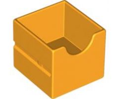 Duplo, Furniture Drawer 2 x 2 with Semicircle Cutout