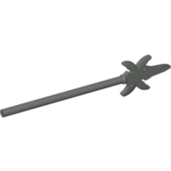 Minifigure, Weapon Pike with 4 Side Blades