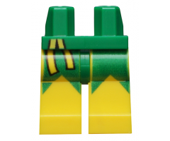 Hips and Yellow Legs with Green Markings and Yellow Belt Ends Pattern (Phoenix Jean Grey)