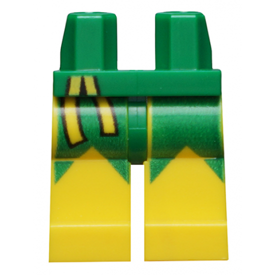 Hips and Yellow Legs with Green Markings and Yellow Belt Ends Pattern (Phoenix Jean Grey)