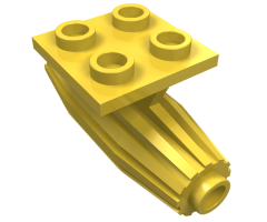 Aircraft Engine Strakes, 2 x 2 Thin Top Plate
