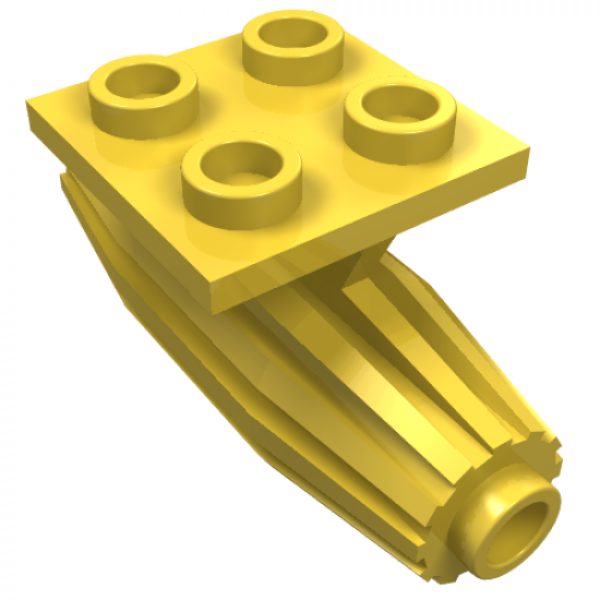 Aircraft Engine Strakes, 2 x 2 Thin Top Plate