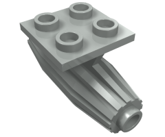 Aircraft Engine Strakes, 2 x 2 Thin Top Plate