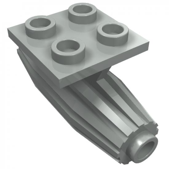 Aircraft Engine Strakes, 2 x 2 Thin Top Plate