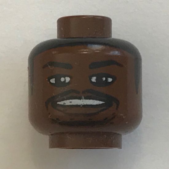 Minifigure, Head NBA Paul Pierce Pattern - Blocked Open Stud