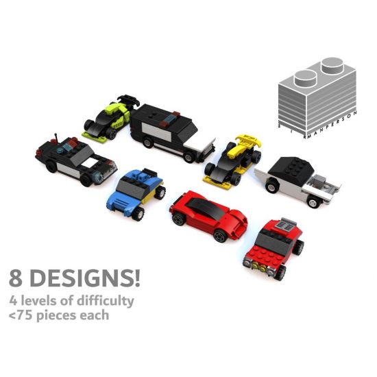 Stocking Filler Models - 8 pack of 4-wide cars