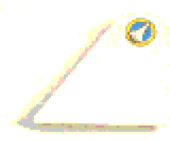 Slope 55 6 x 1 x 5 with Shuttle and Yellow Circle Pattern Right (Sticker) - Set 6456