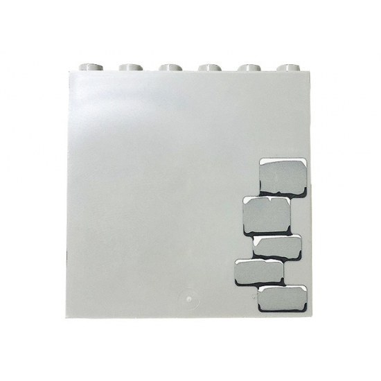 Panel 1 x 6 x 5 with Bricks Pattern 2 (Sticker) - Set 71040