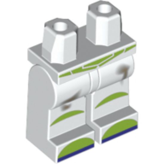 Hips and Legs with Lime Boots and Belt Pattern, Dirt Stains Pattern (Buzz Lightyear)