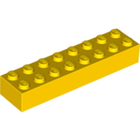 Brick 2 x 8 with Top Half of 'LEGO Store!' Pattern
