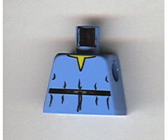 Torso SW V-Collar Shirt and High Tie Belt Pattern (Boba Fett Young)