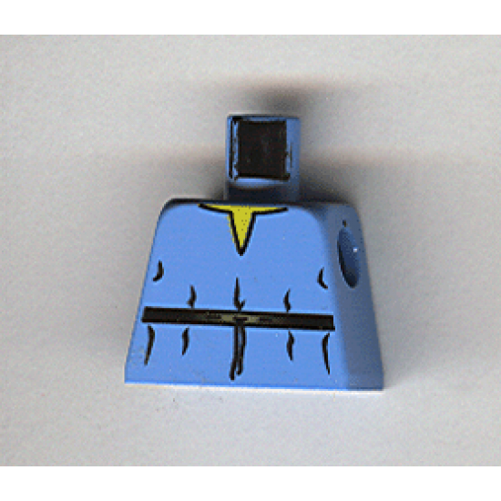 Torso SW V-Collar Shirt and High Tie Belt Pattern (Boba Fett Young)