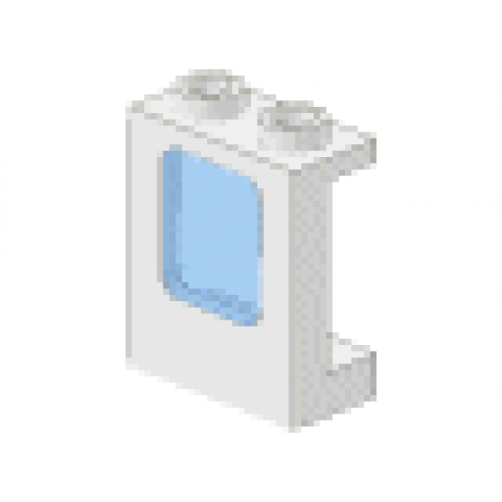 Window 1 x 2 x 2 Plane with Trans-Light Blue Glass