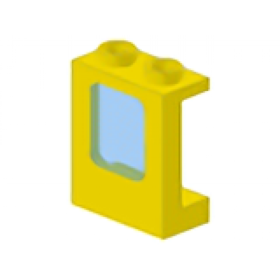 Window 1 x 2 x 2 Plane with Trans-Light Blue Glass