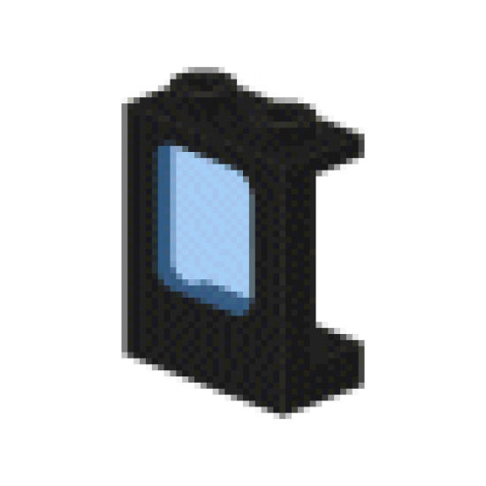 Window 1 x 2 x 2 Plane with Trans-Light Blue Glass