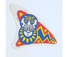 Cloth Sail Triangular Curved with Islander Pattern