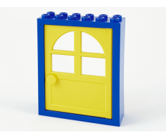 Door, Frame 2 x 6 x 6 FreeStyle with Yellow Door 1 x 6 x 6 Freestyle (6235 / 600)