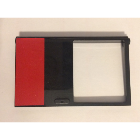 Door 1 x 6 x 8 Left with Red Rectangle Pattern (Sticker) - Set 5571