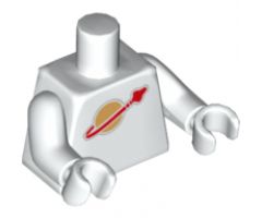 Torso Space Classic Moon Pattern / White Arms / White Hands