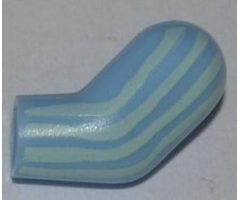 Arm, Left with Light Aqua Stripes Pattern