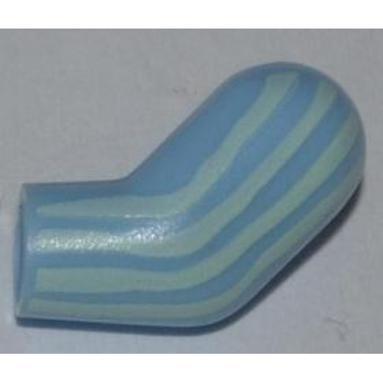 Arm, Left with Light Aqua Stripes Pattern