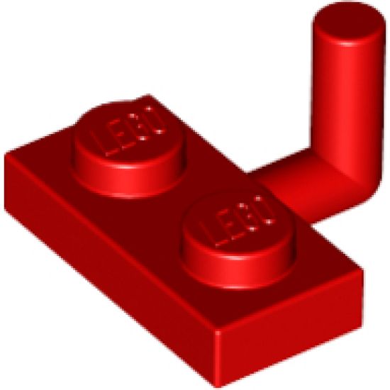 Plate, Modified 1 x 2 with Bar Arm Up (Horizontal Arm 6mm)
