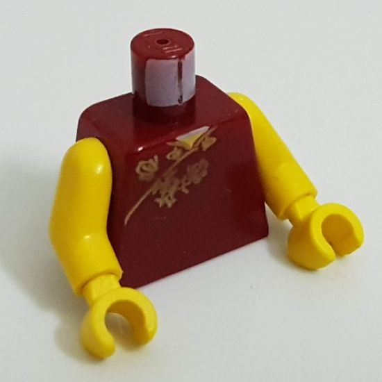 Torso Spider-Man Oriental Dress Pattern (Mary Jane) / Yellow Arms / Yellow Hands