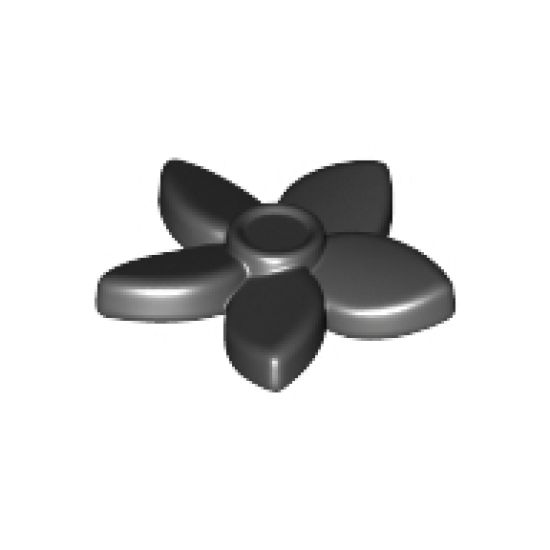 Friends Accessories Hair Decoration, Flower with Pointed Petals and Pin