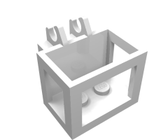 Crane Bucket Lift Basket 2 x 3 x 2 with Non-Locking Hinge Fingers