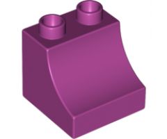 Duplo, Brick 2 x 2 x 1 1/2 with Curve