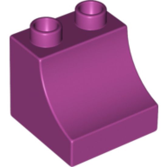 Duplo, Brick 2 x 2 x 1 1/2 with Curve