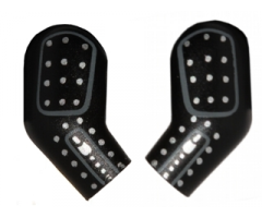 Arm, (Matching Left and Right) Pair with Silver Studs Pattern