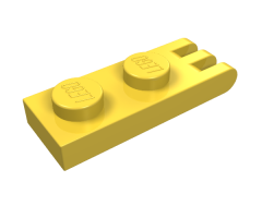 Hinge Plate 1 x 2 with 3 Fingers and Solid Studs