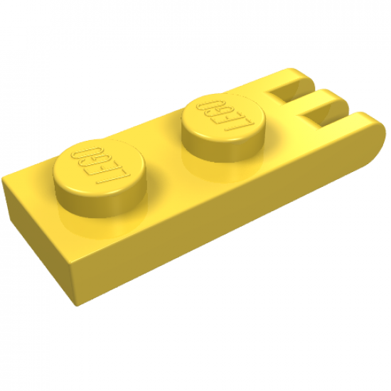 Hinge Plate 1 x 2 with 3 Fingers and Solid Studs