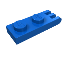 Hinge Plate 1 x 2 with 3 Fingers and Solid Studs