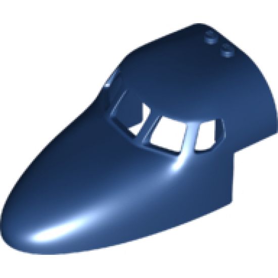 Aircraft Fuselage Forward Top Curved 6 x 10 with 5 Window Panes