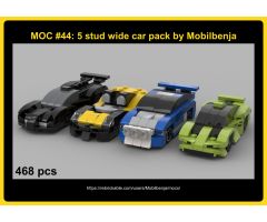 Car pack #9 (5 stud wide)