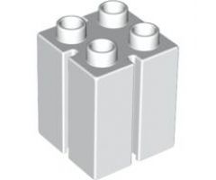 Duplo, Brick 2 x 2 x 2 with Vertical Grooves