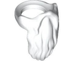 Minifigure, Body Wear Beard, Rounded End