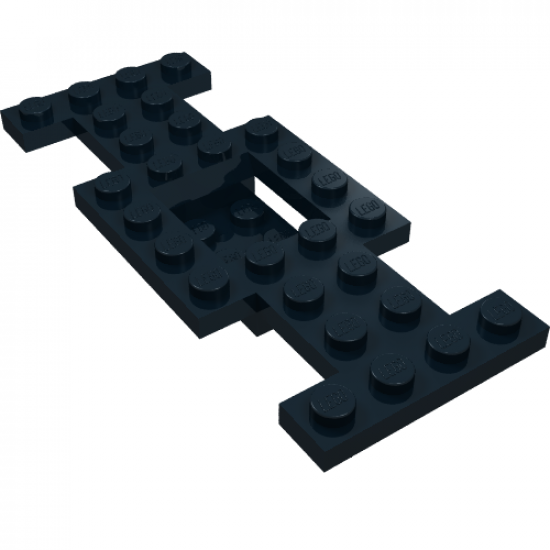 Vehicle, Base 4 x 10 x 2/3 with 2 x 2 Recessed Center with Smooth Underside, No Center Hole
